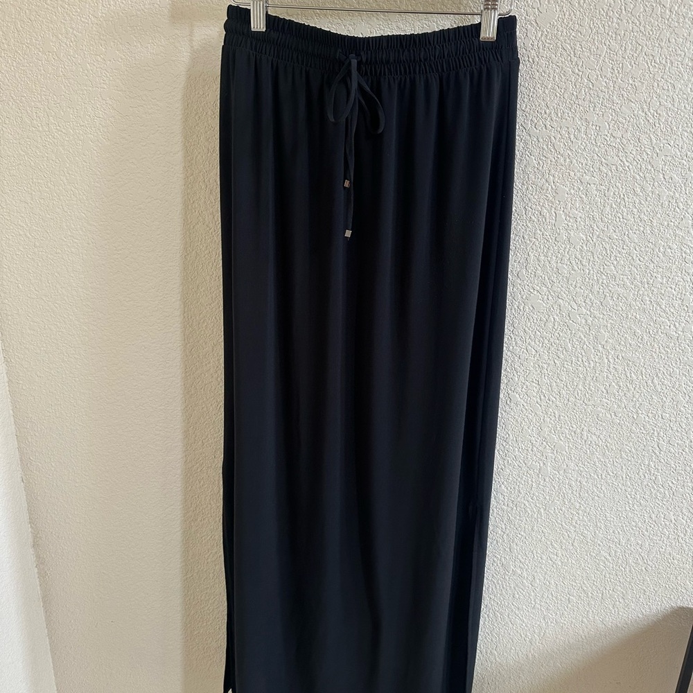 White House Black Market Classic Black Maxi Skirt